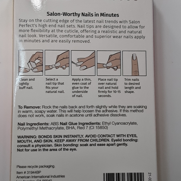 💎Salon Perfect Rainbow Crystal Collection Nails - Picture 3 of 5